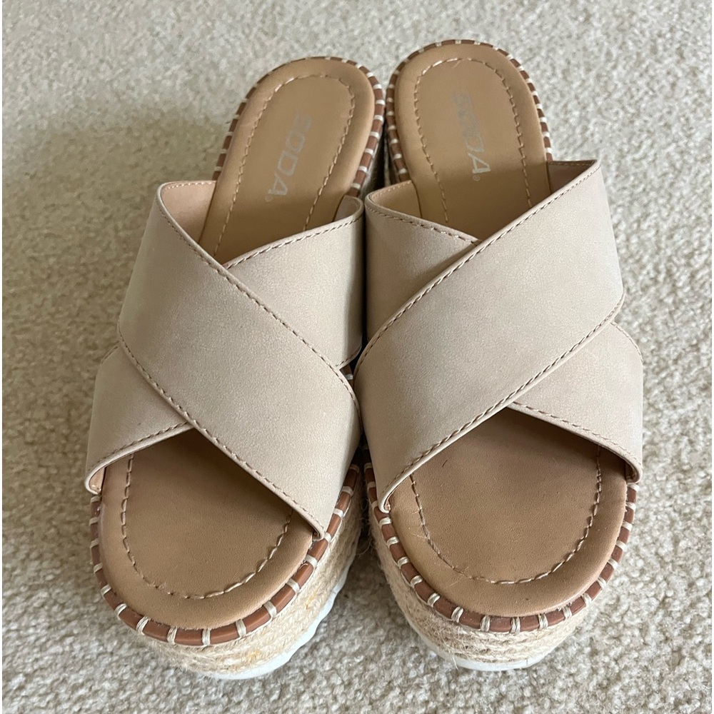Natural sandals, beige, neutral sandals